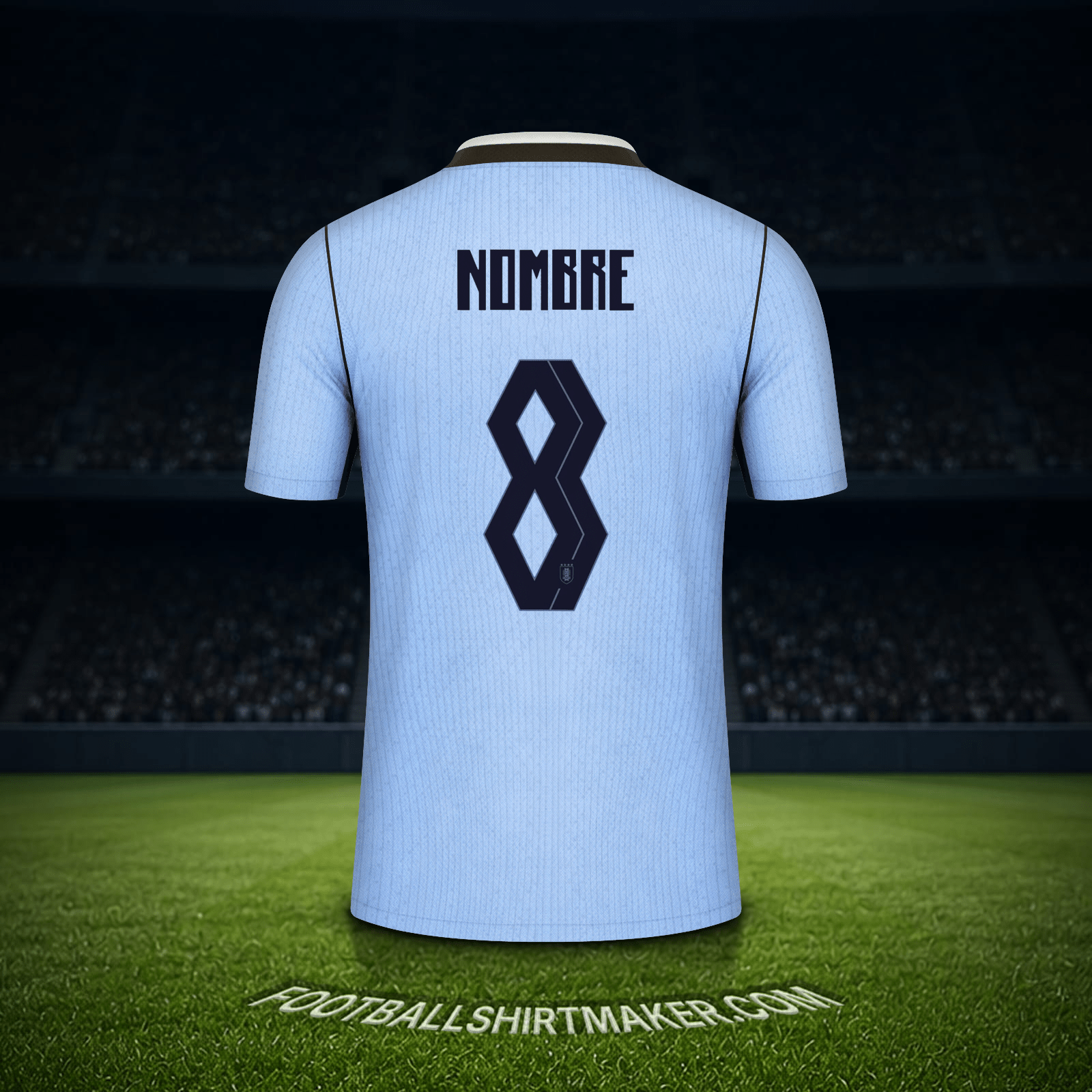 Camiseta Uruguay Mundial 2026 -  nombre - 8