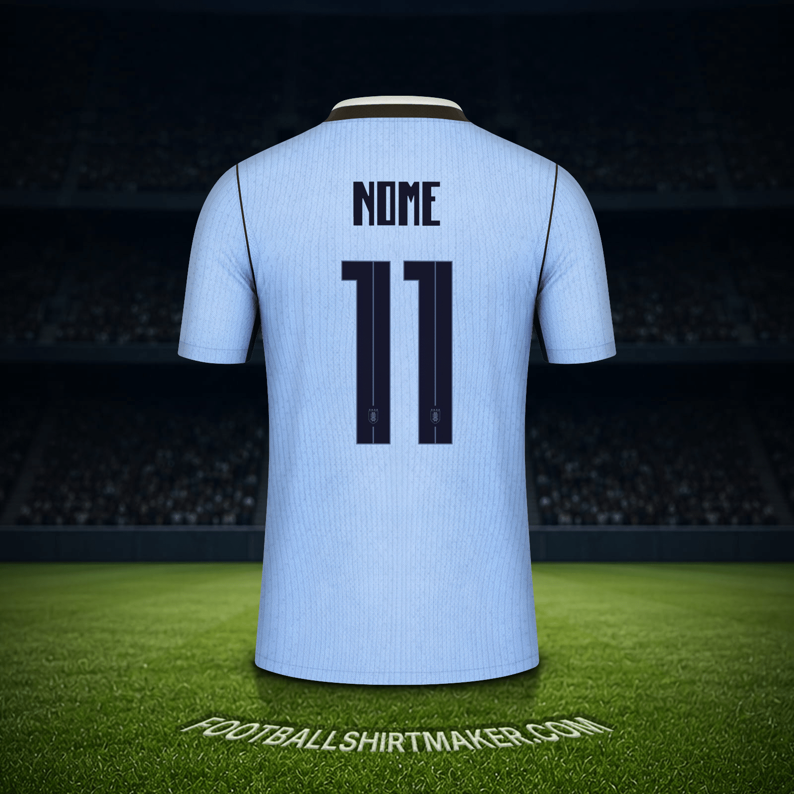 Camisa Uruguai Copa do Mundo 2026 -  nome - 11