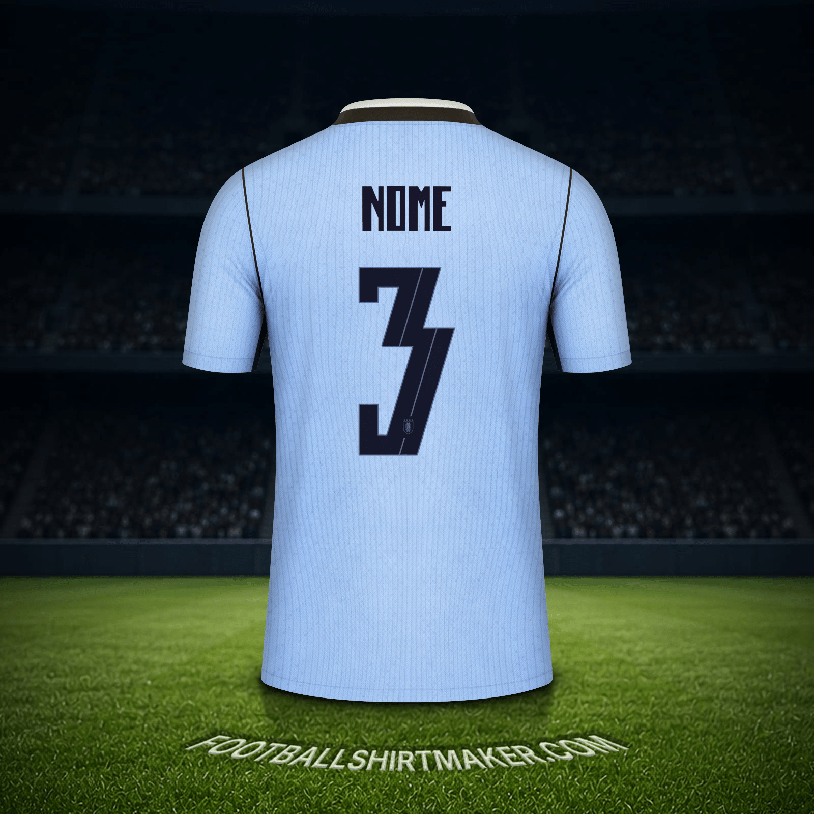 Camisa Uruguai Copa do Mundo 2026 -  nome - 3