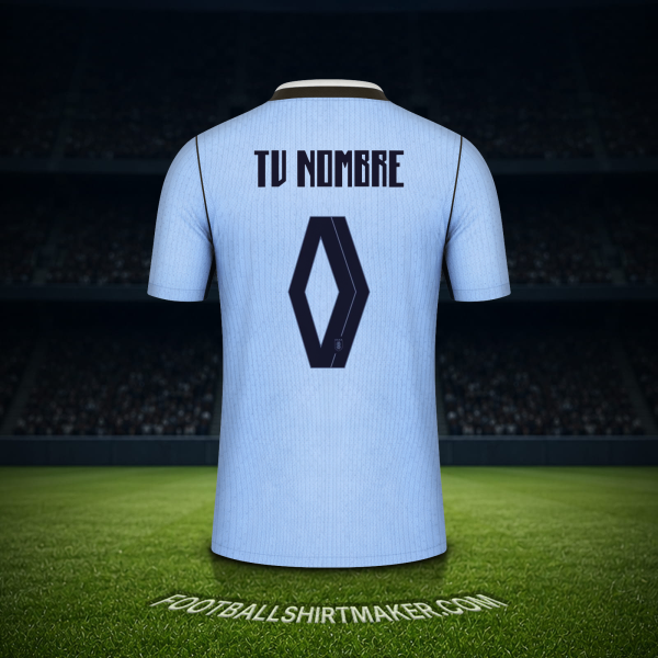 Jersey Uruguay Mundial 2026 -  tu nombre - 0