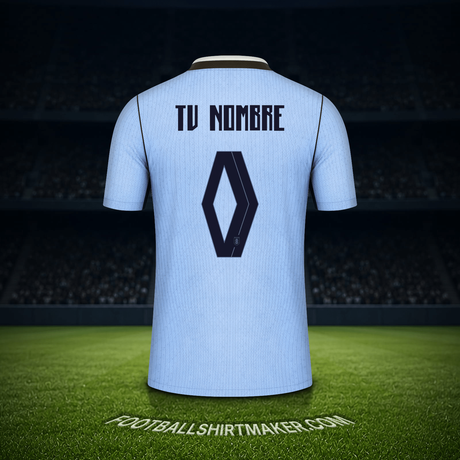 Camiseta Uruguay Mundial 2026 -  tu nombre - 0