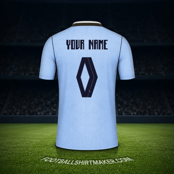 Jersey Uruguay World Cup 2026 -  your name - 0