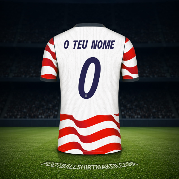 Camisola Estados Unidos Copa do Mundo 2026 -  o teu nome - 0