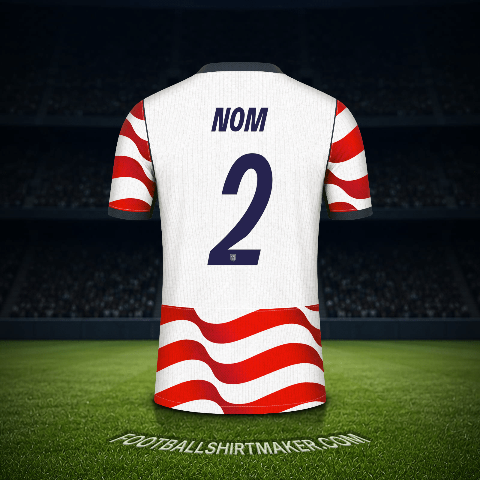 Maillot États-Unis Coupe du monde 2026 -  nom - 2