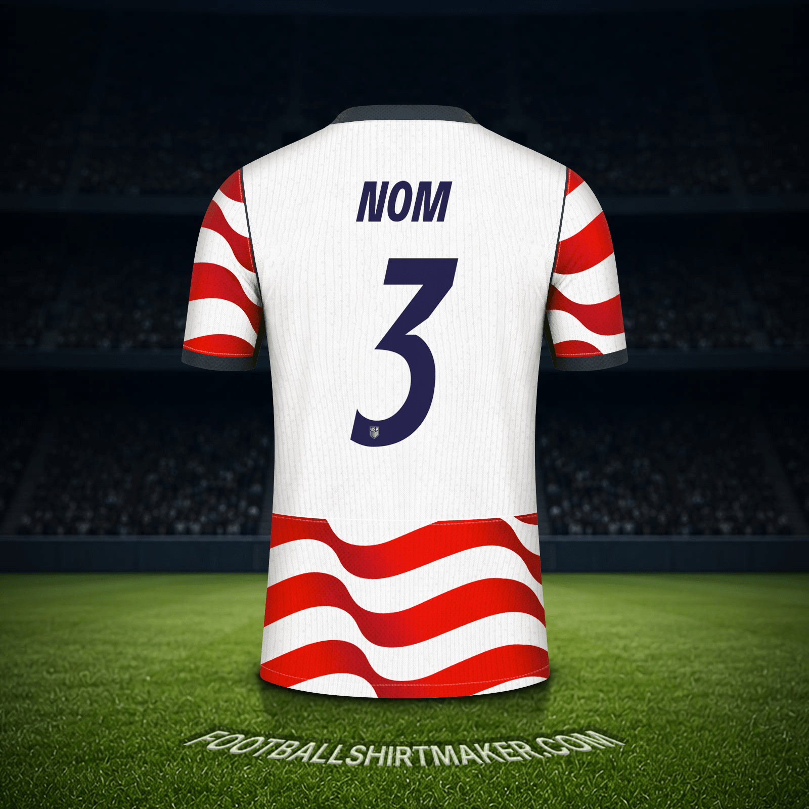 Maillot États-Unis Coupe du monde 2026 -  nom - 3