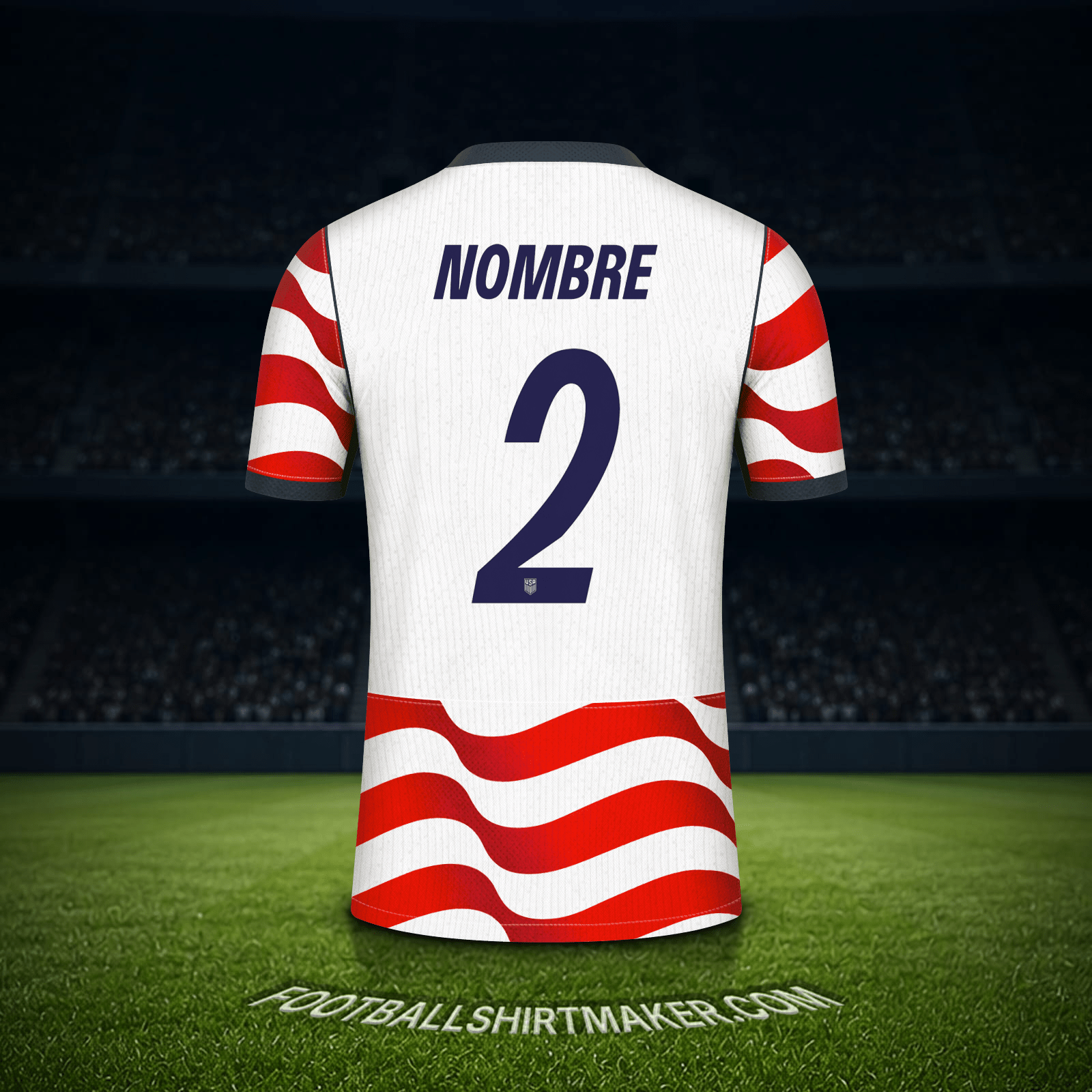 Jersey Estados Unidos Mundial 2026 -  nombre - 2