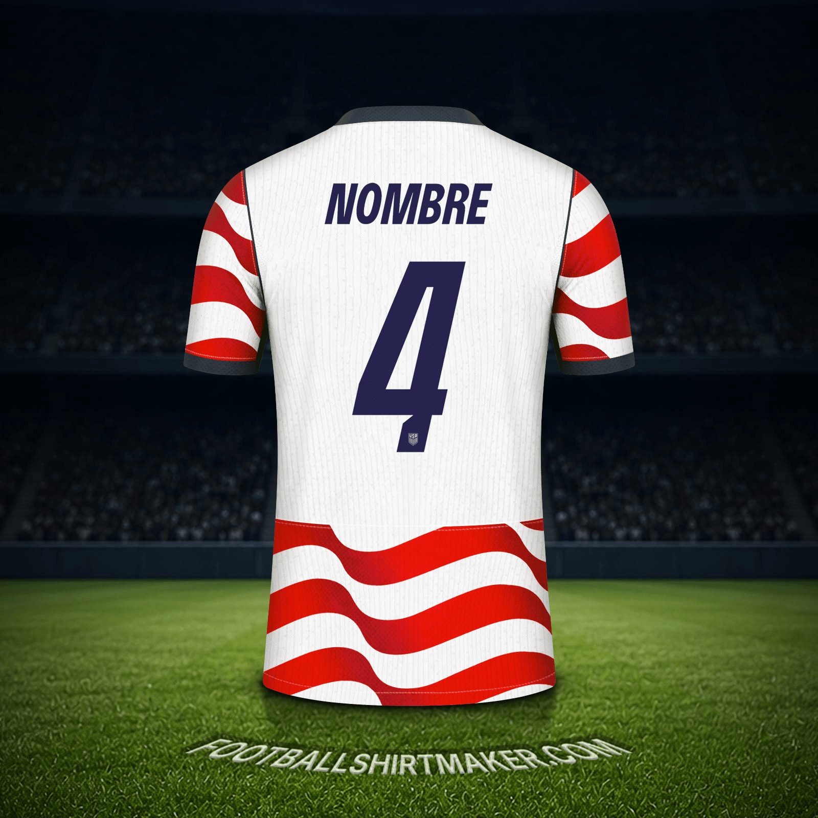 Jersey Estados Unidos Mundial 2026 -  nombre - 4