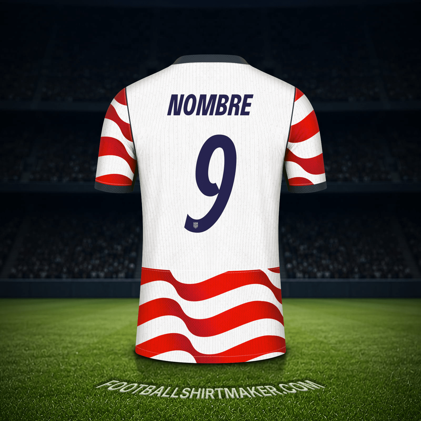 Jersey Estados Unidos Mundial 2026 -  nombre - 9