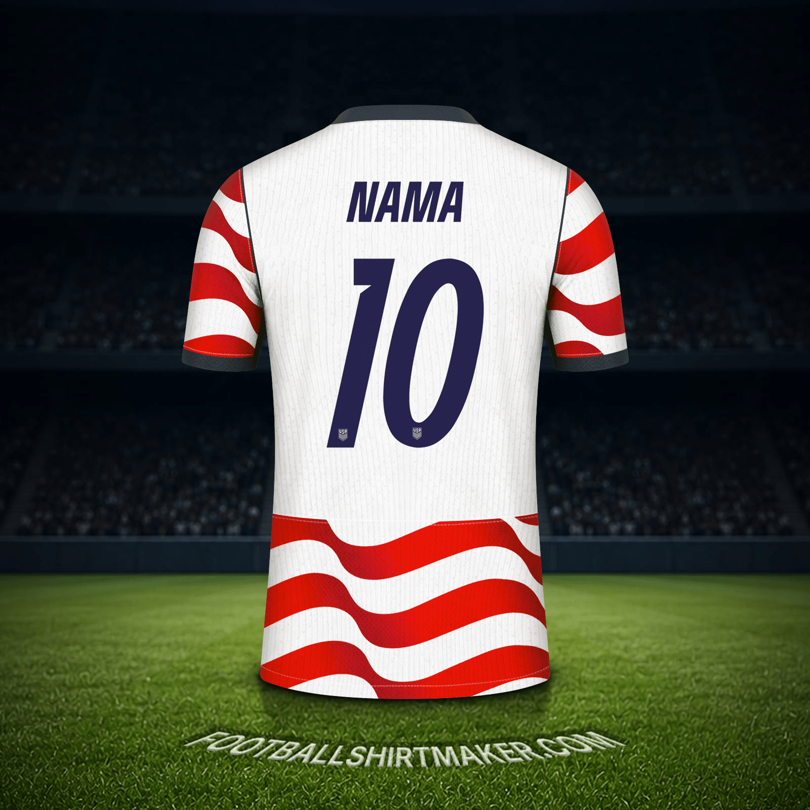 Jersey Amerika Serikat Piala Dunia 2026 -  nama - 10