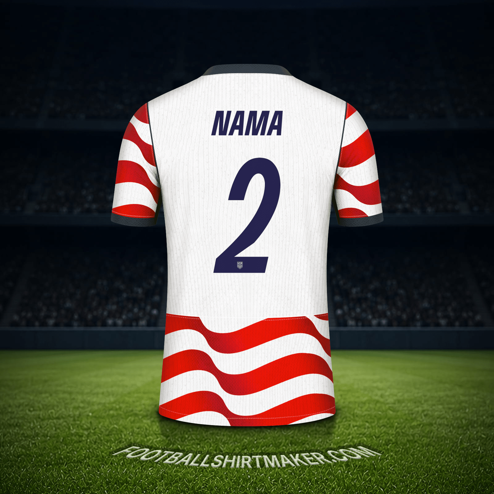 Jersey Amerika Serikat Piala Dunia 2026 -  nama - 2