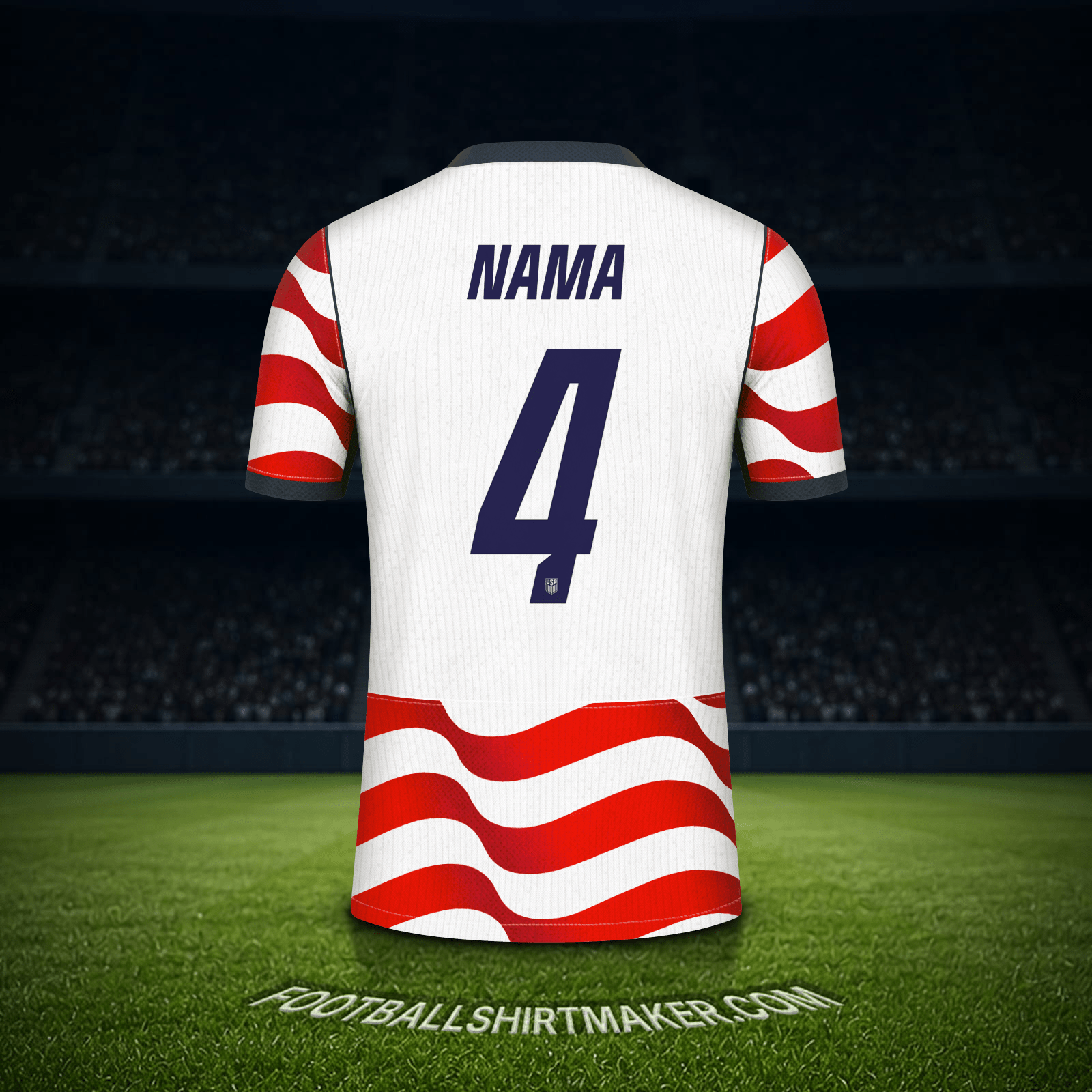 Jersey Amerika Serikat Piala Dunia 2026 -  nama - 4