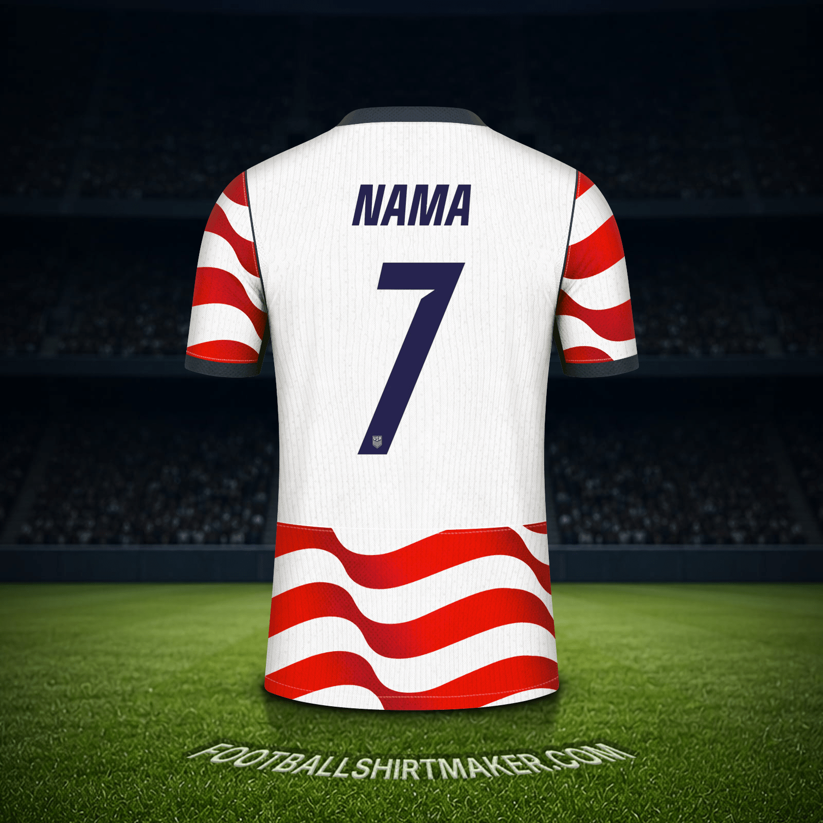 Jersey Amerika Serikat Piala Dunia 2026 -  nama - 7