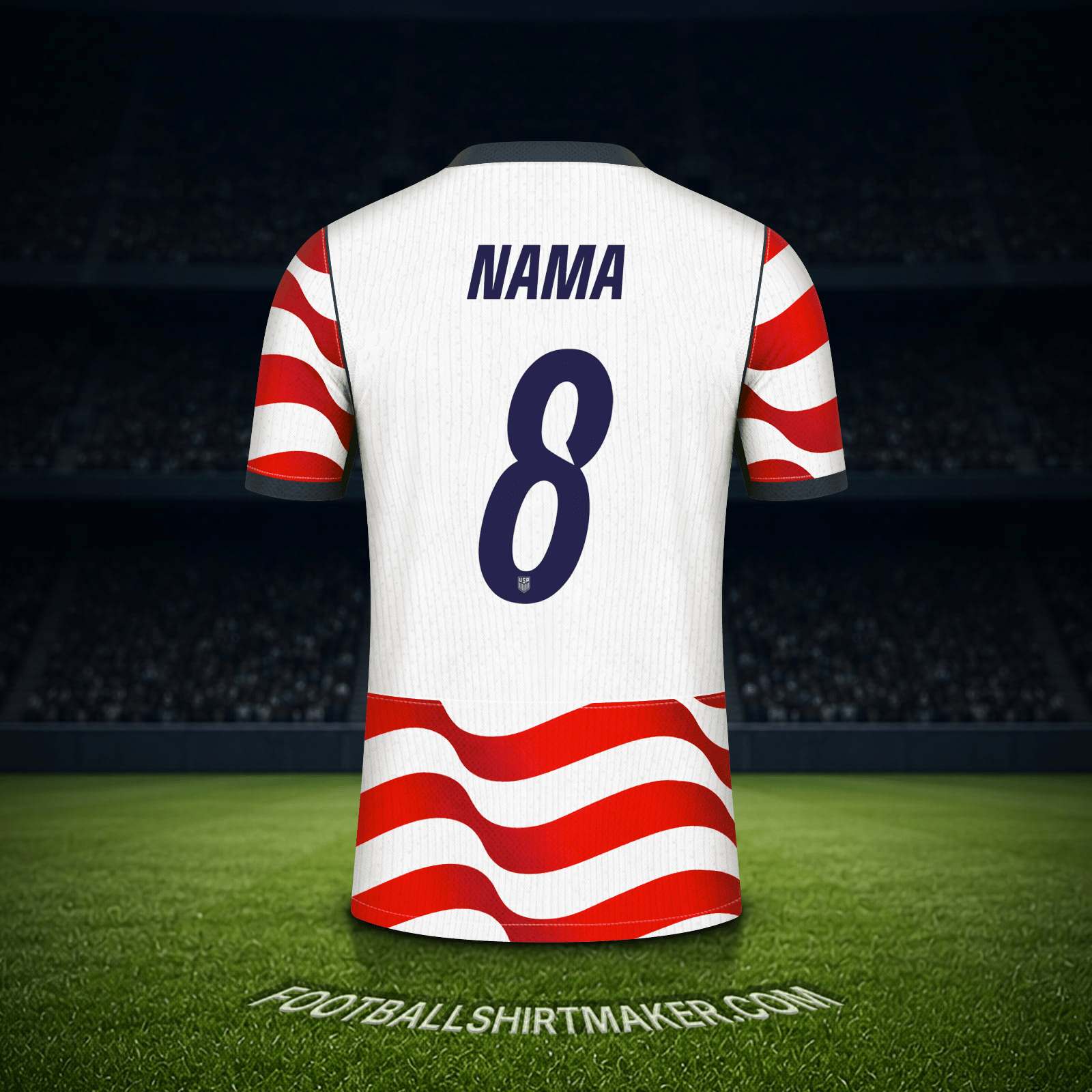 Jersey Amerika Serikat Piala Dunia 2026 -  nama - 8