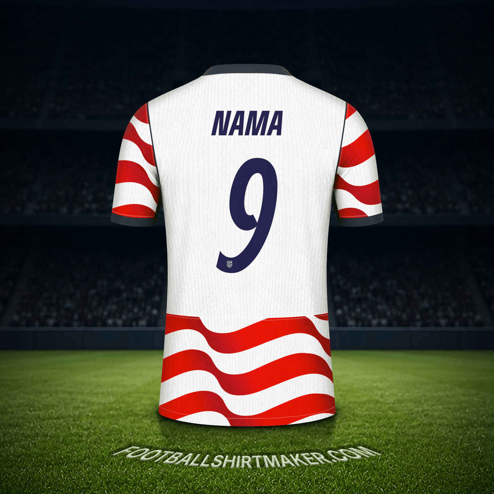 Jersey Amerika Serikat Piala Dunia 2026 -  nama - 9
