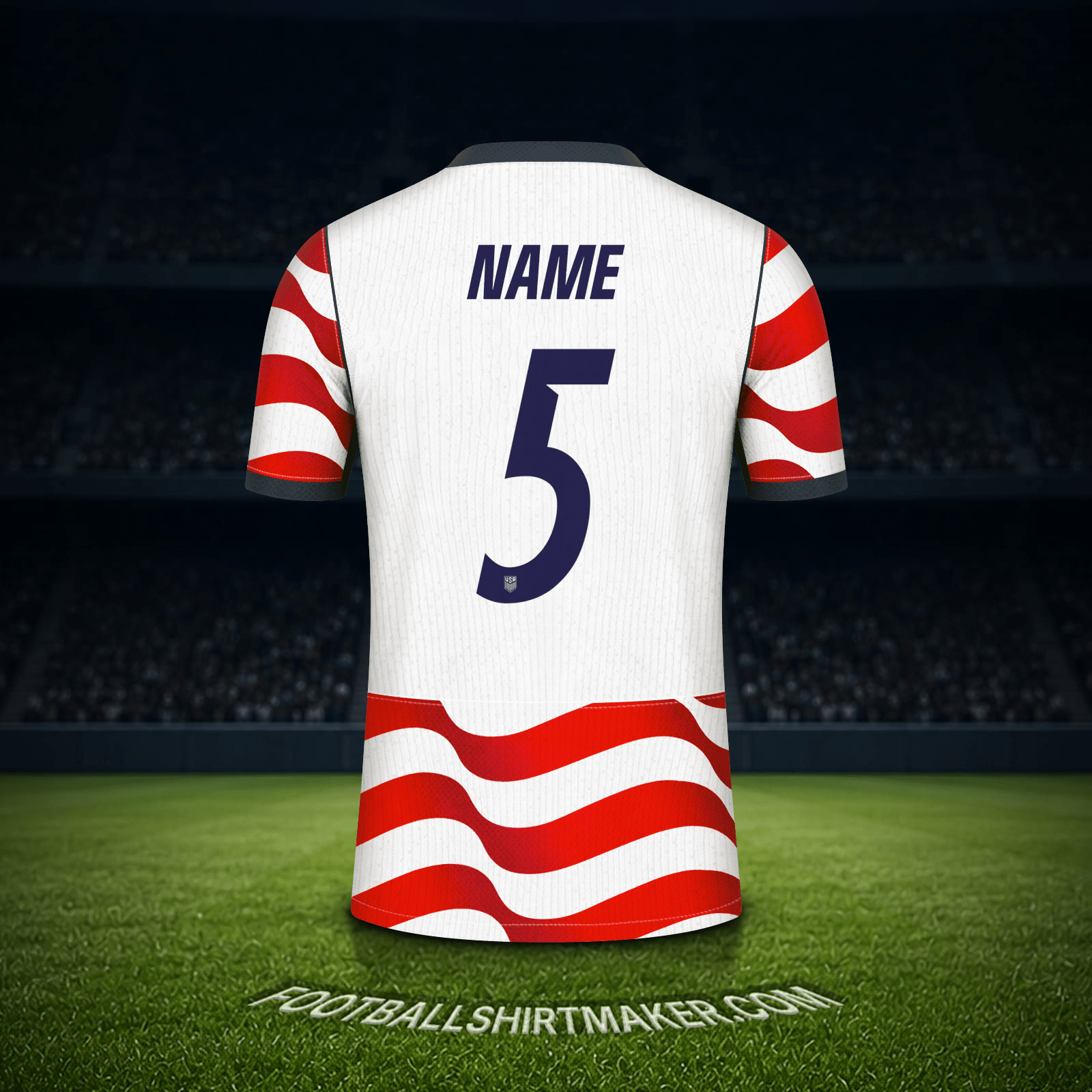 Jersey United States World Cup 2026 -  name - 5