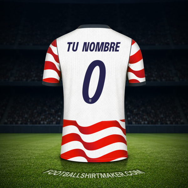 Camiseta Estados Unidos Mundial 2026 -  tu nombre - 0