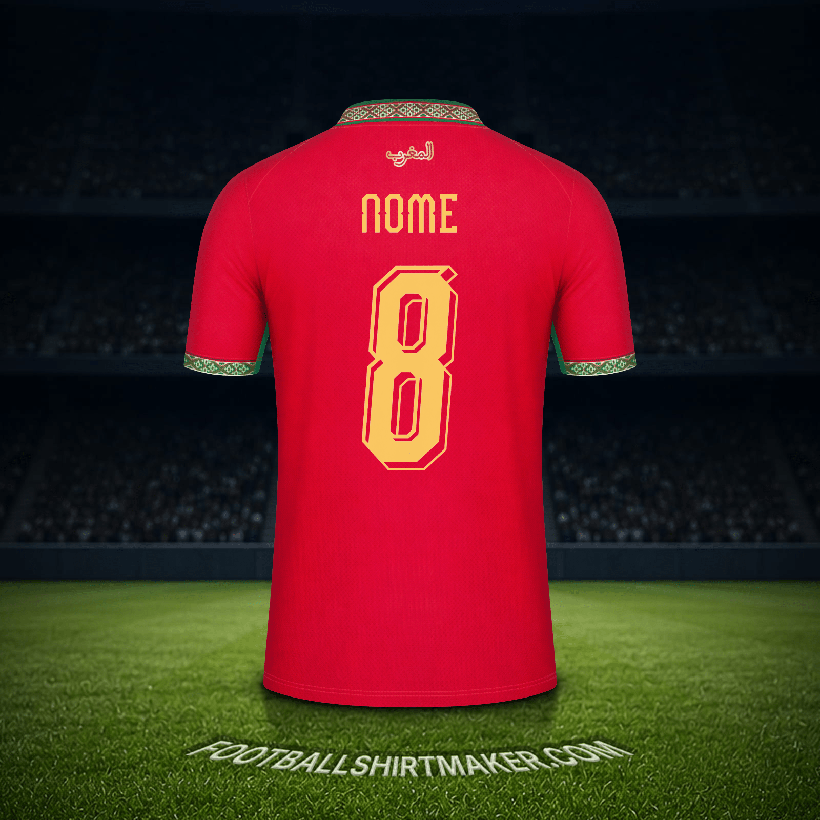 Camisola Marrocos Copa do Mundo 2026 -  nome - 8