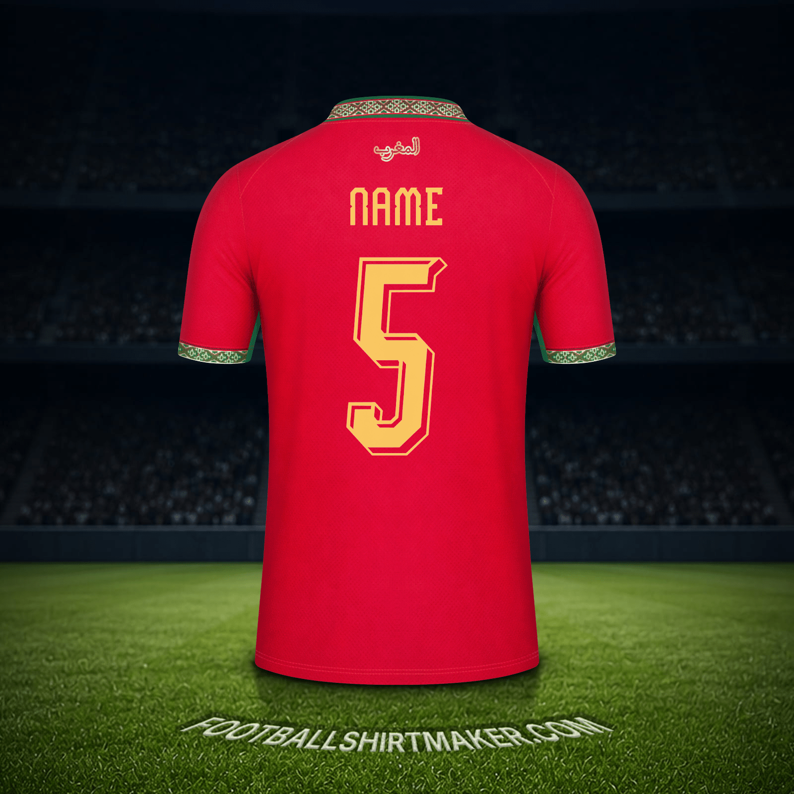 Trikot Marokko Weltmeisterschaft 2026 -  name - 5