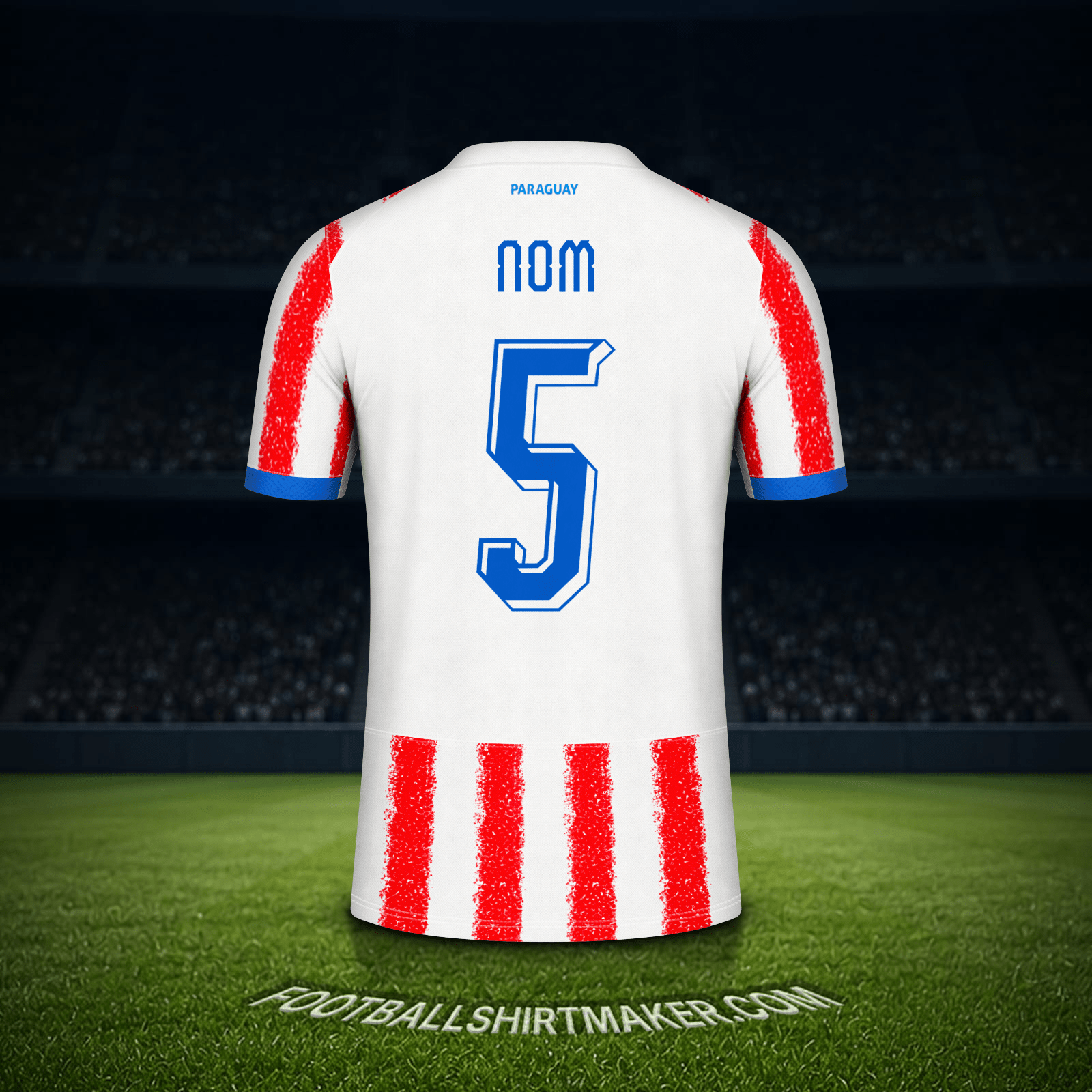 Maillot Paraguay Coupe du monde 2026 -  nom - 5
