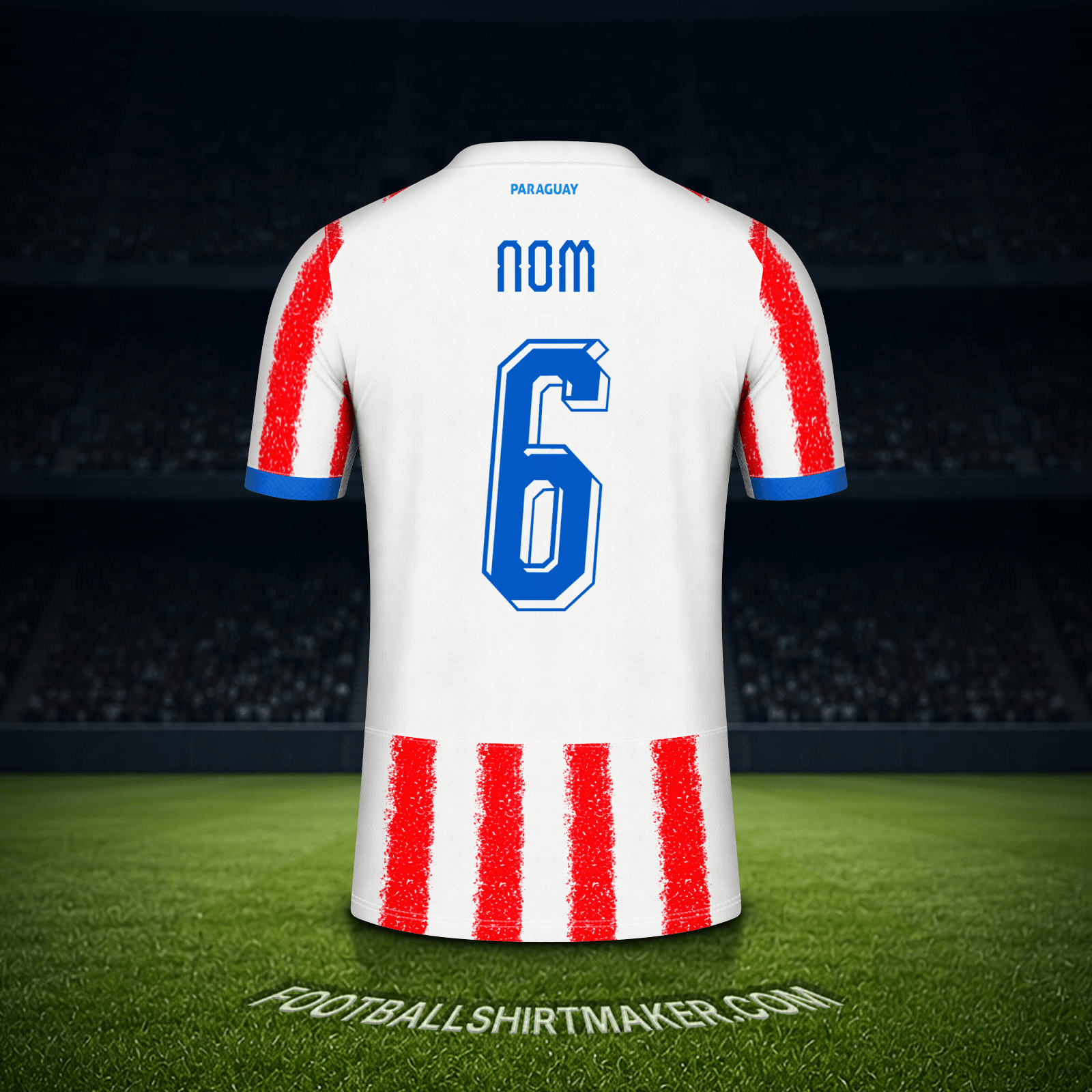 Maillot Paraguay Coupe du monde 2026 -  nom - 6