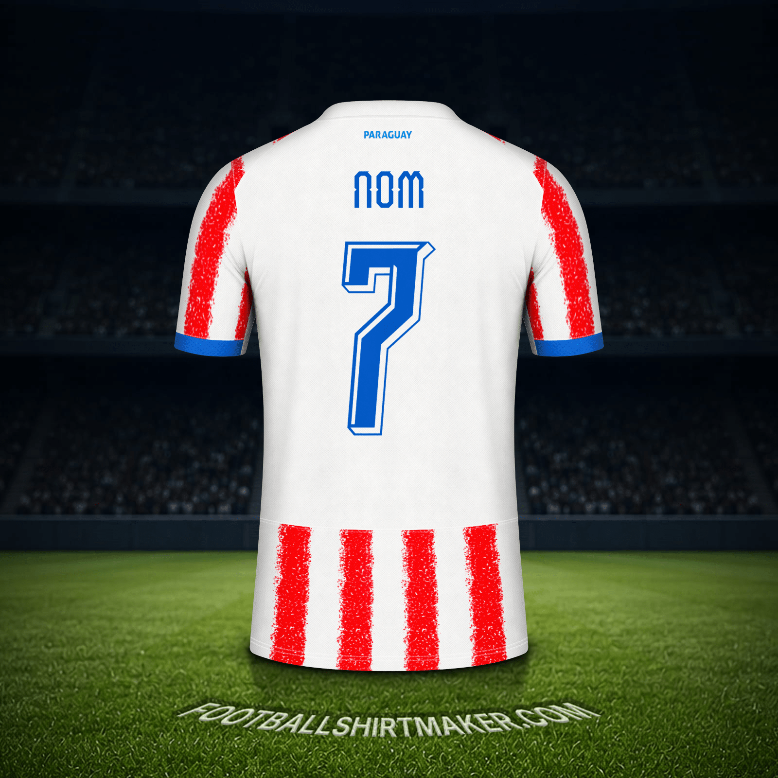 Maillot Paraguay Coupe du monde 2026 -  nom - 7