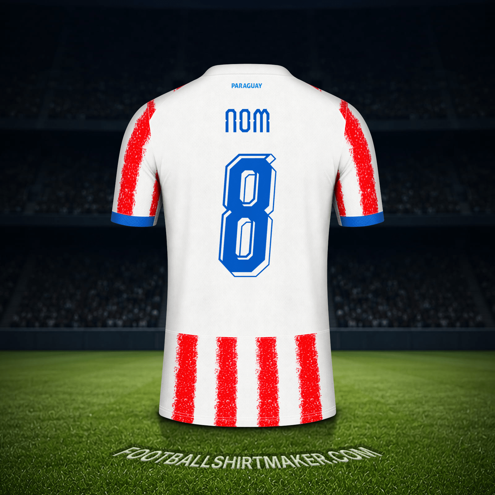 Maillot Paraguay Coupe du monde 2026 -  nom - 8
