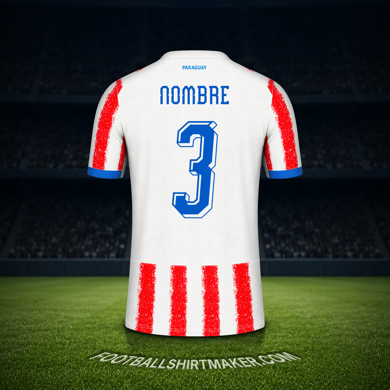Jersey Paraguay Mundial 2026 -  nombre - 3