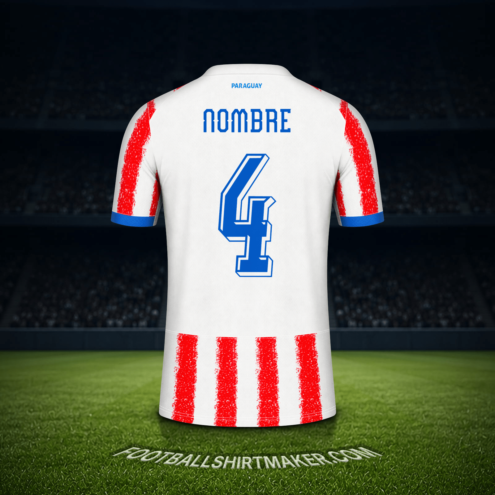 Camiseta Paraguay Mundial 2026 -  nombre - 4