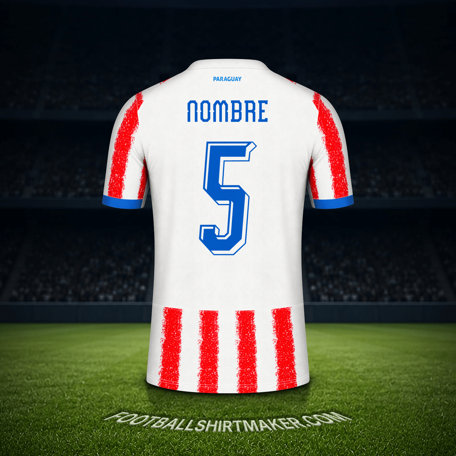 Camiseta Paraguay Mundial 2026 -  nombre - 5