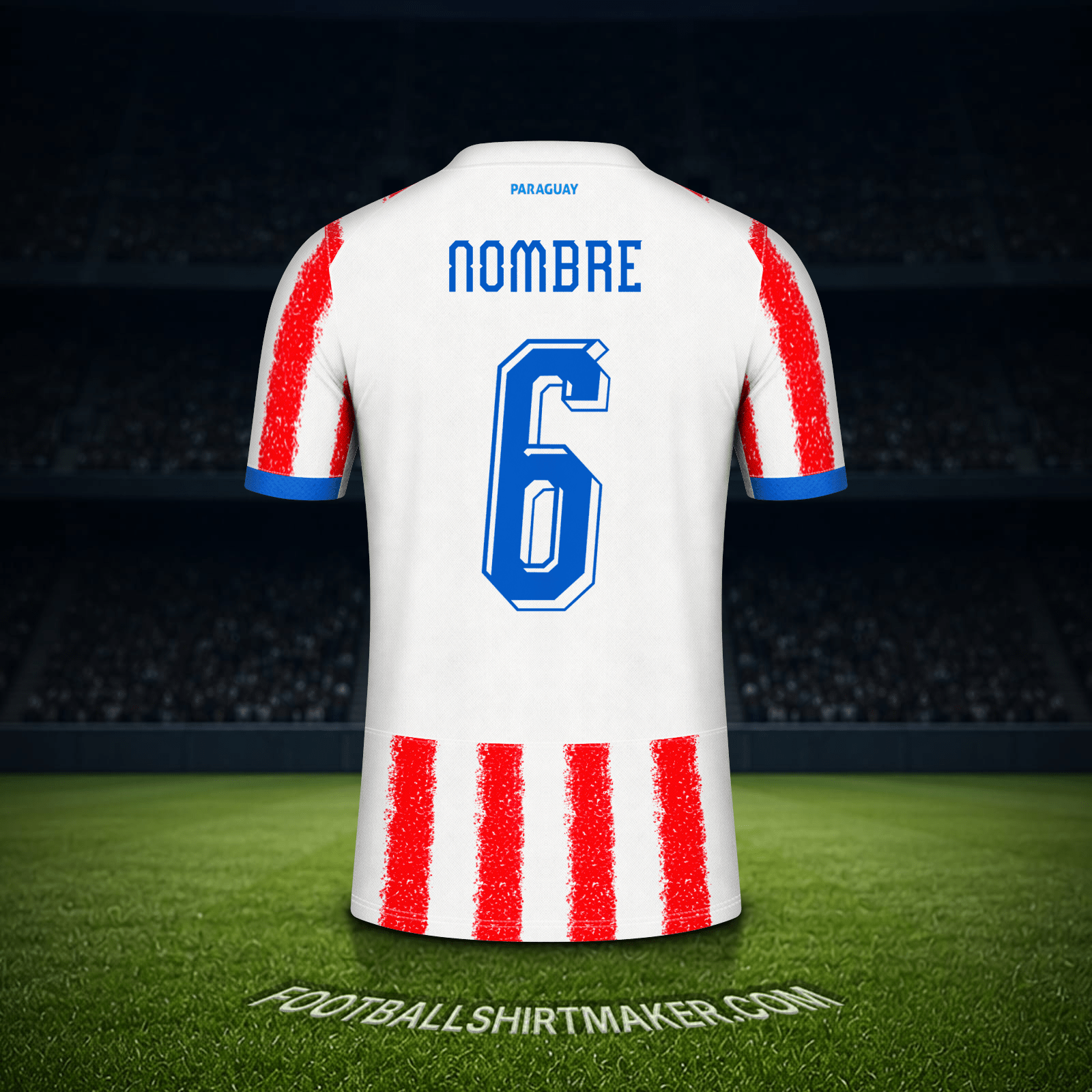 Camiseta Paraguay Mundial 2026 -  nombre - 6