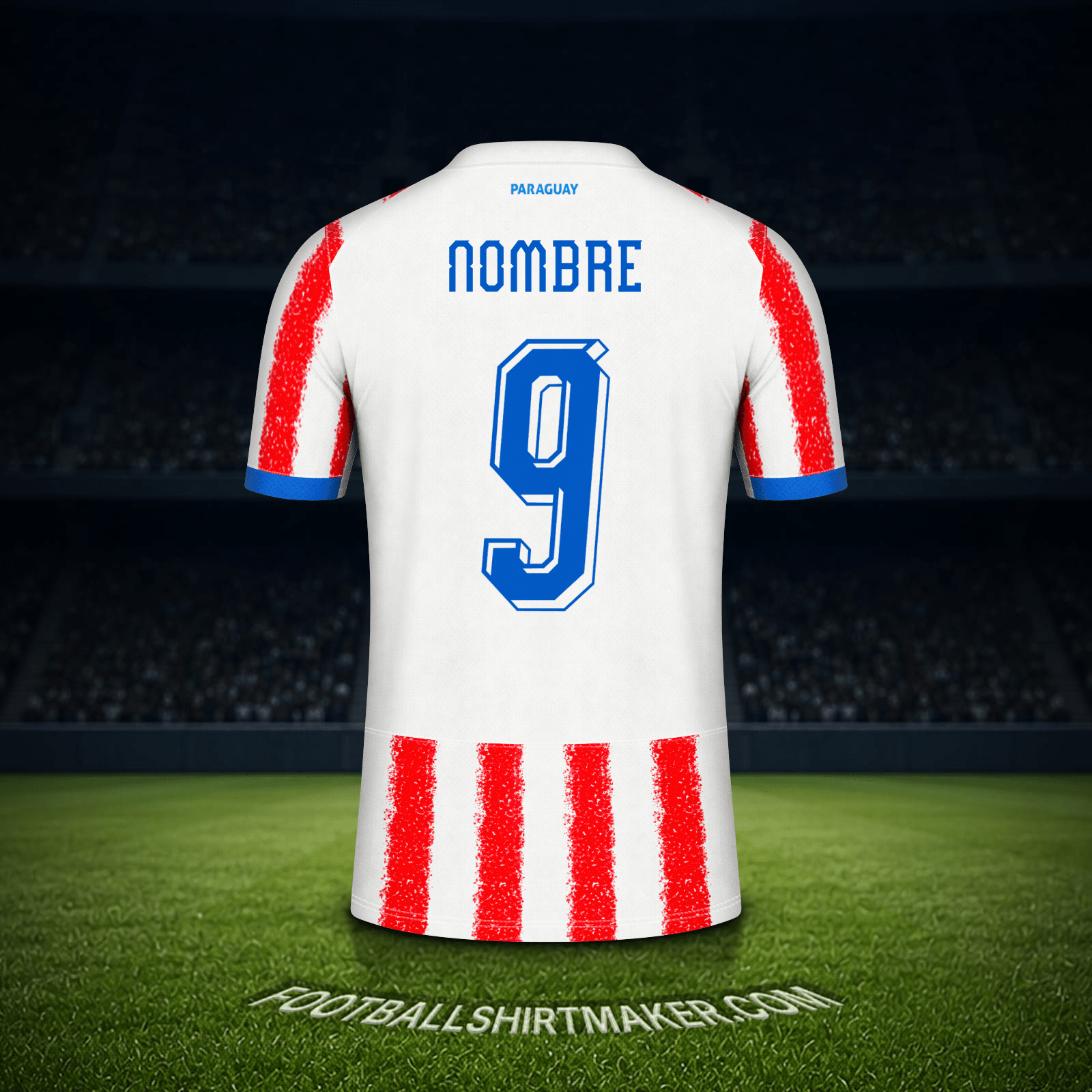 Jersey Paraguay Mundial 2026 -  nombre - 9