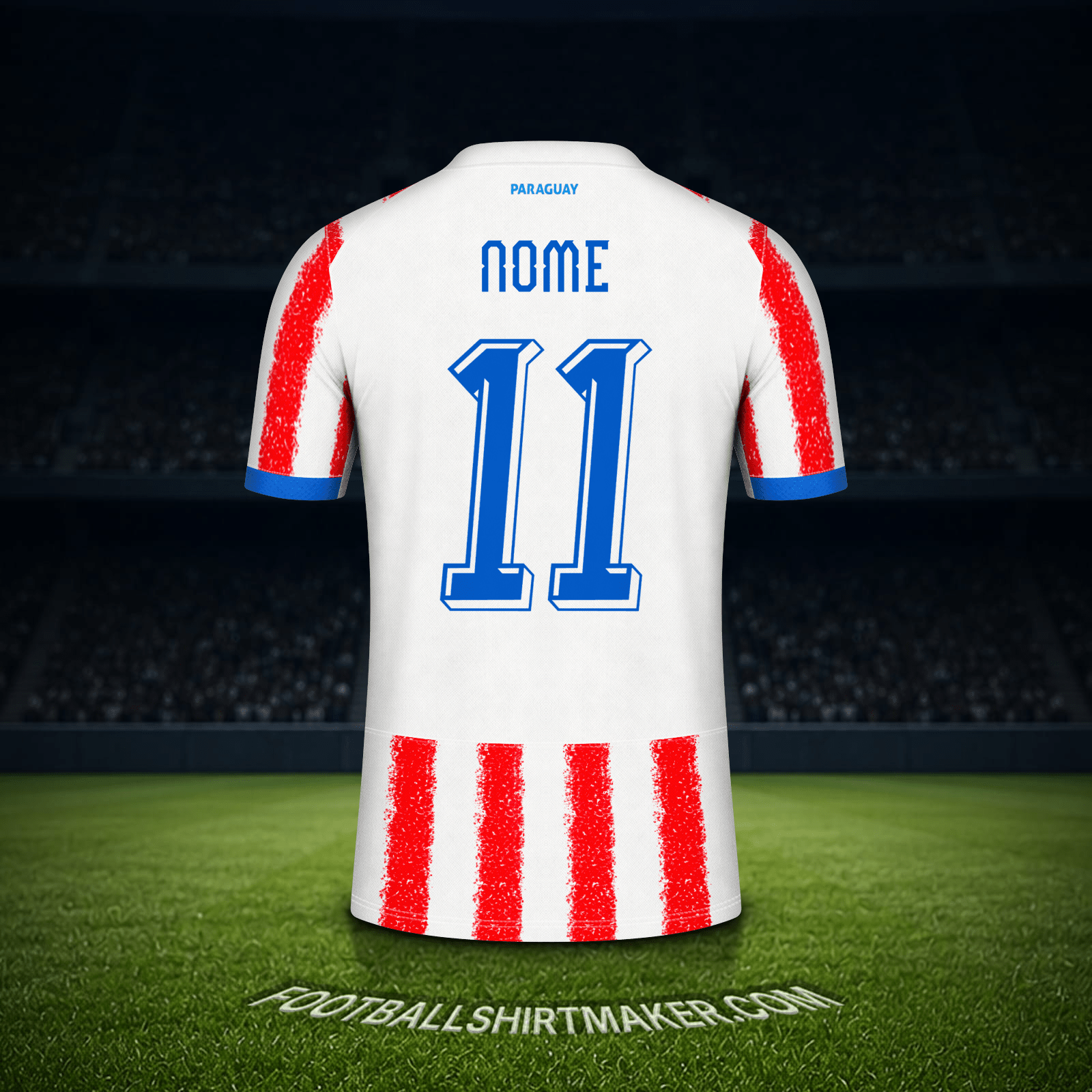 Camisa Paraguai Copa do Mundo 2026 -  nome - 11