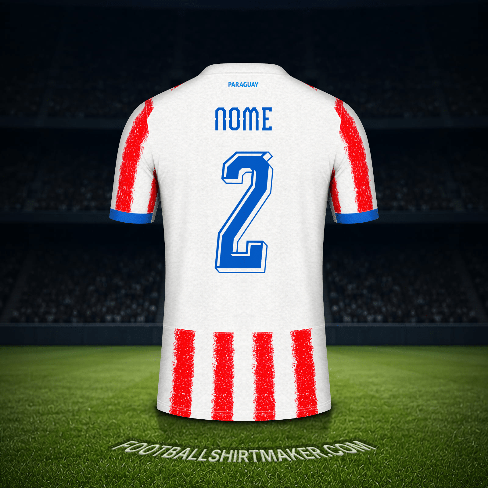 Camisa Paraguai Copa do Mundo 2026 -  nome - 2