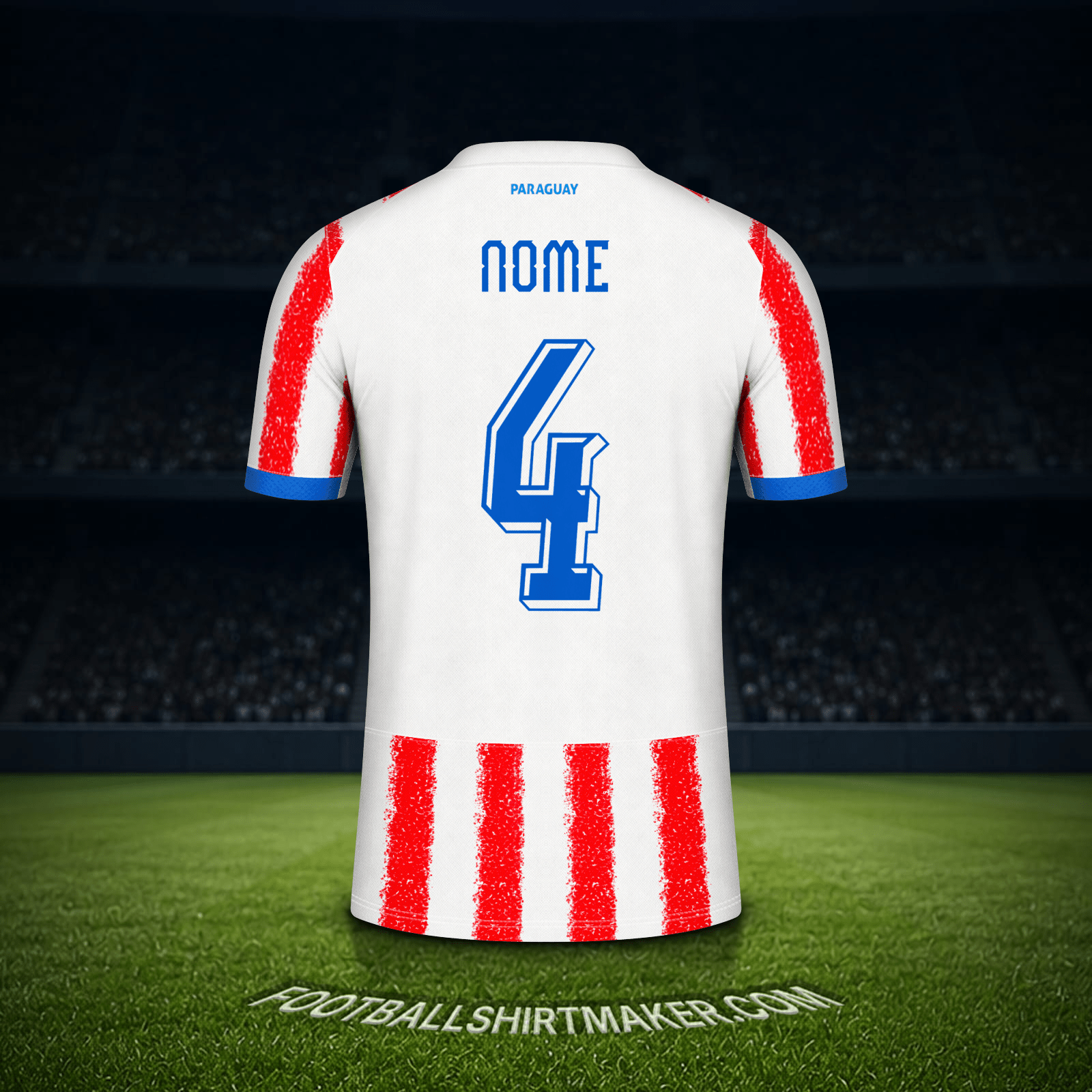 Camisa Paraguai Copa do Mundo 2026 -  nome - 4