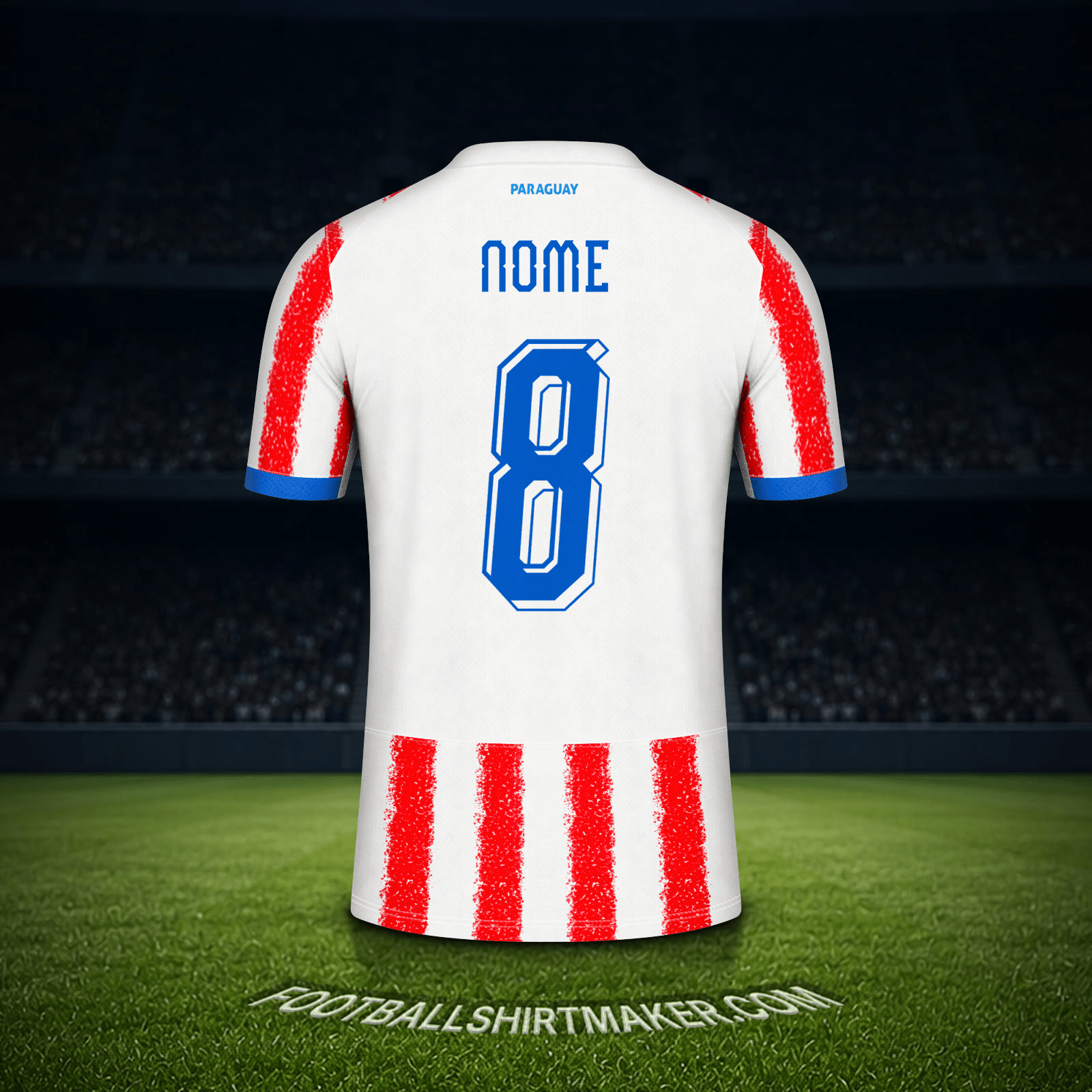 Camisa Paraguai Copa do Mundo 2026 -  nome - 8
