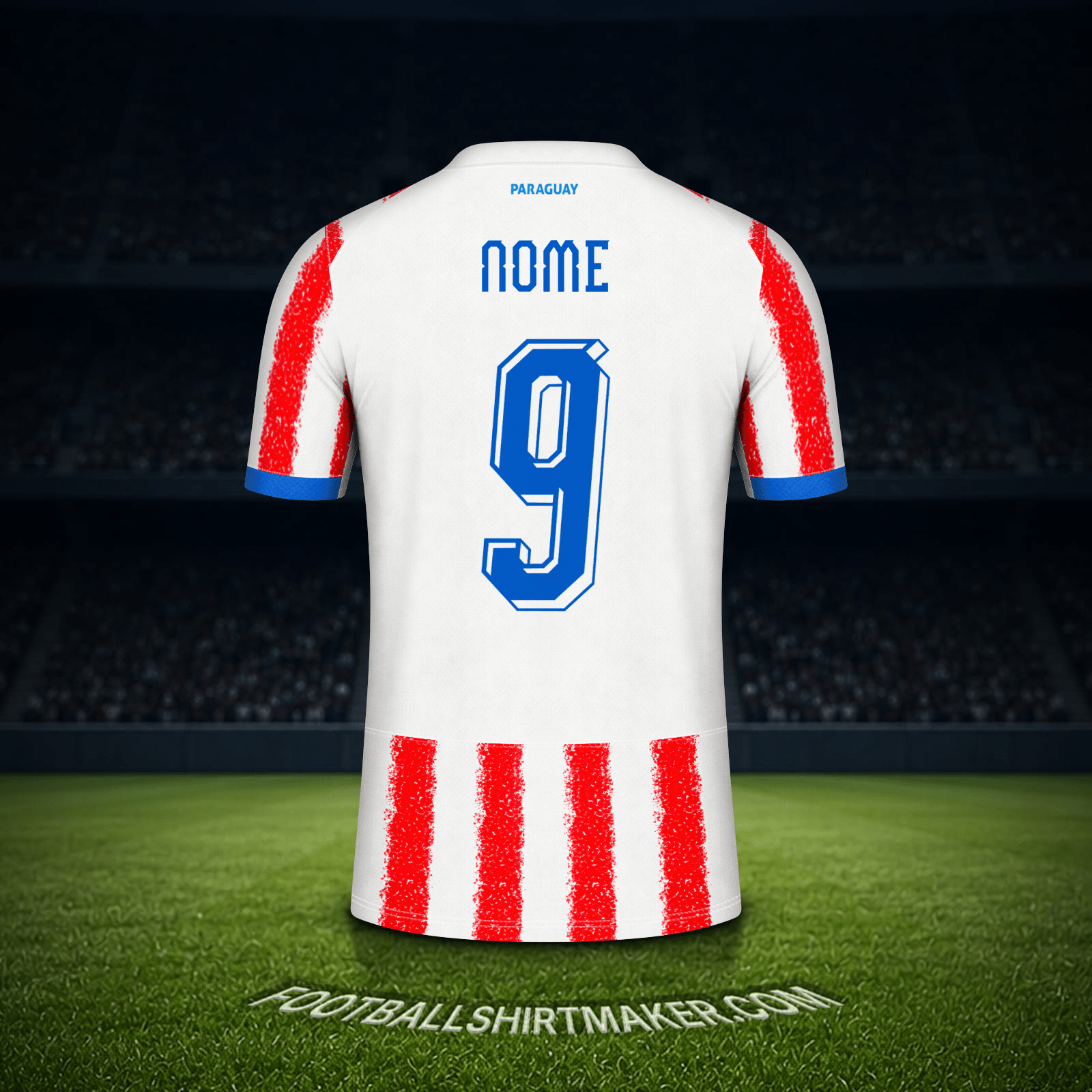 Camisa Paraguai Copa do Mundo 2026 -  nome - 9