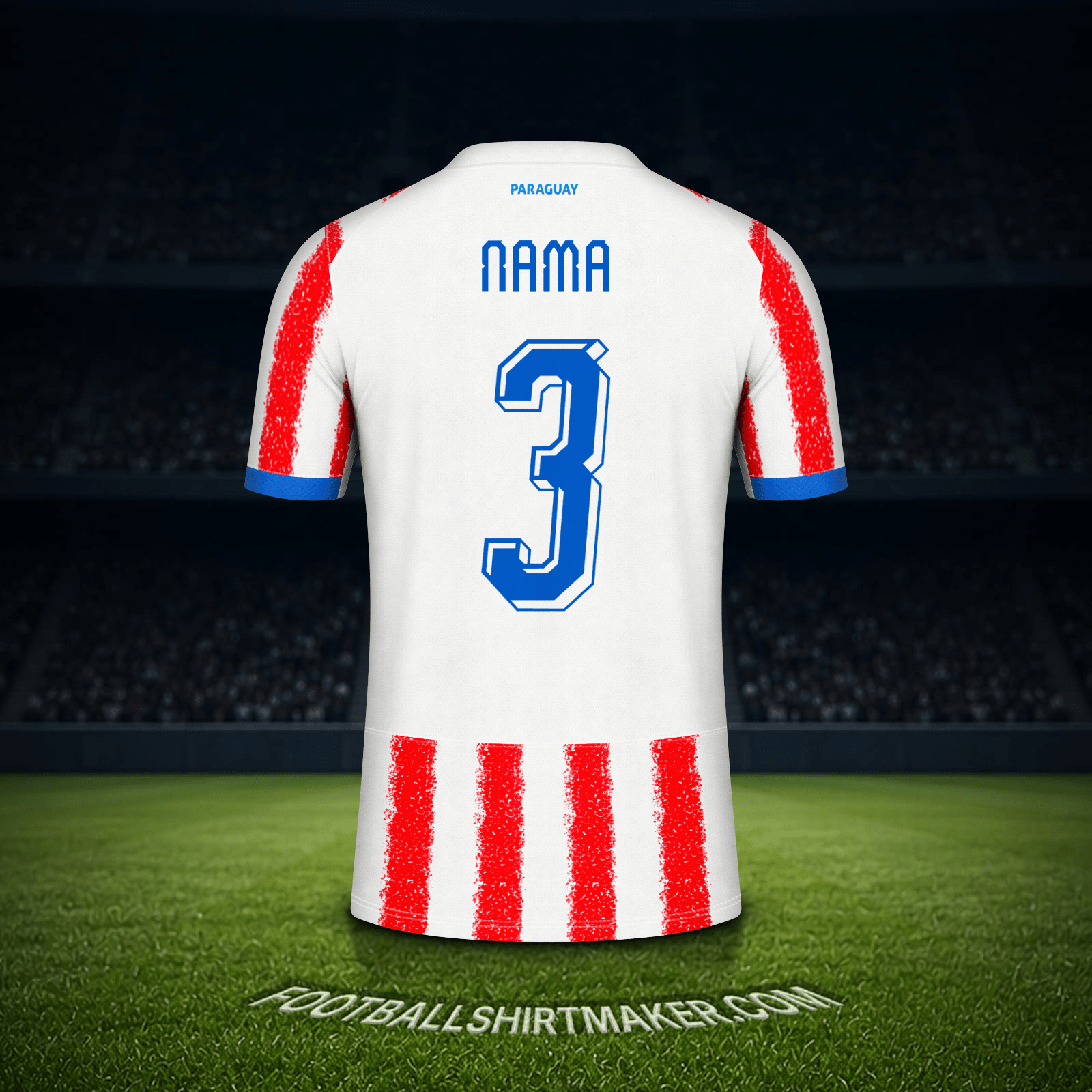 Jersey Paraguay Piala Dunia 2026 -  nama - 3
