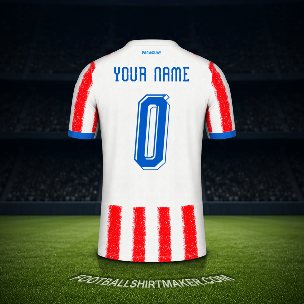 Jersey Paraguay World Cup 2026 -  your name - 0