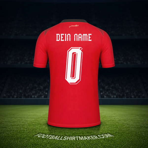 Trikot Ägypten Weltmeisterschaft 2026 -  dein name - 0