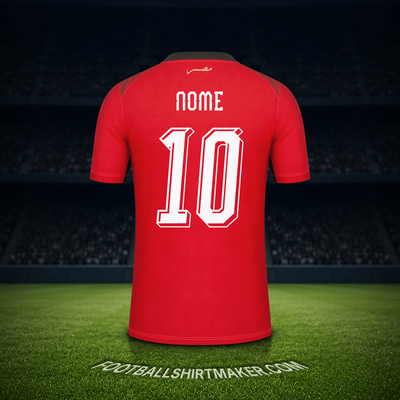 Camisa Egito Copa do Mundo 2026 -  nome - 10