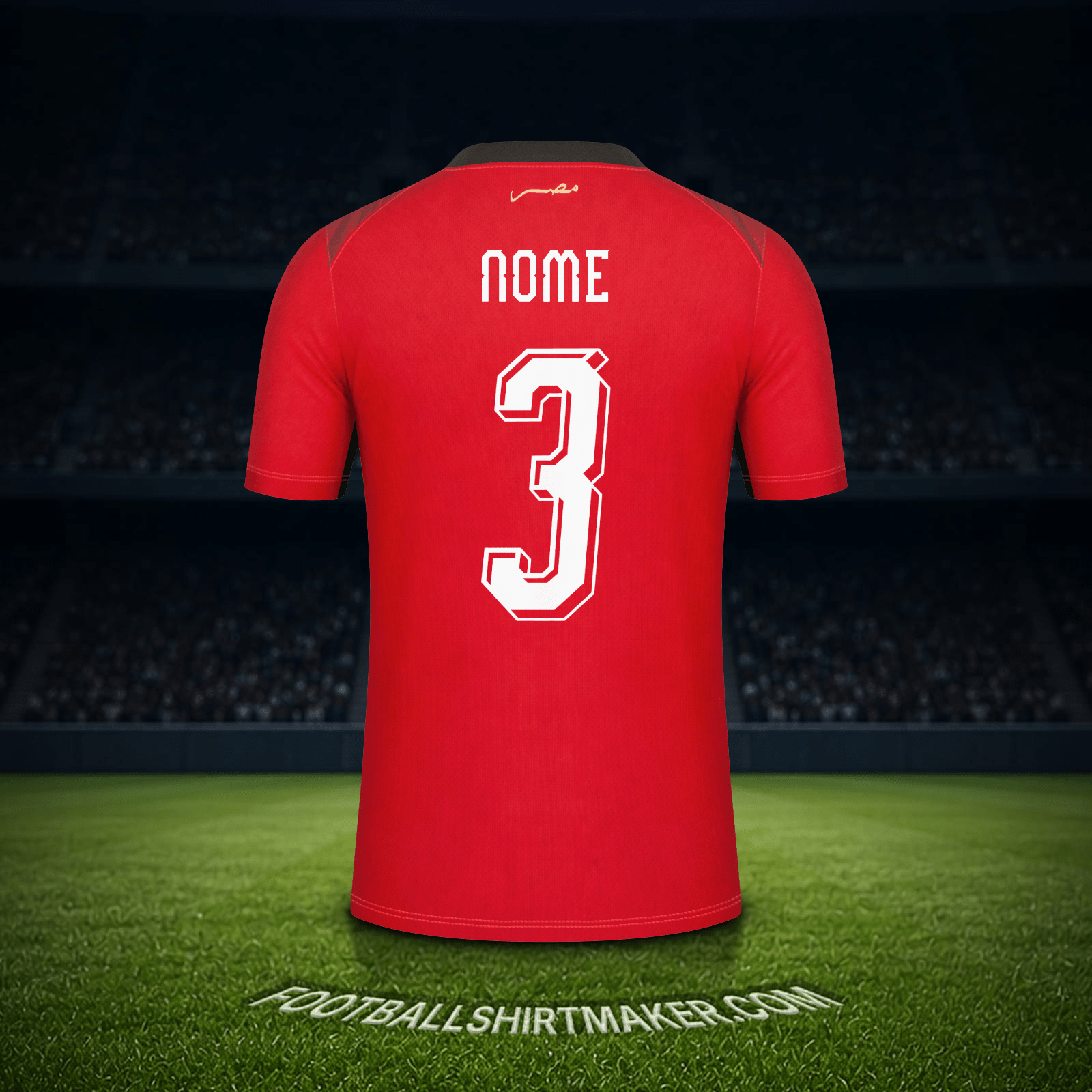 Maglia Egitto Mondiali 2026 -  nome - 3