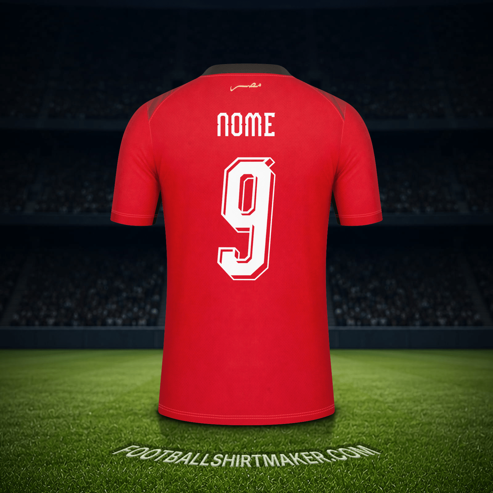 Maglia Egitto Mondiali 2026 -  nome - 9
