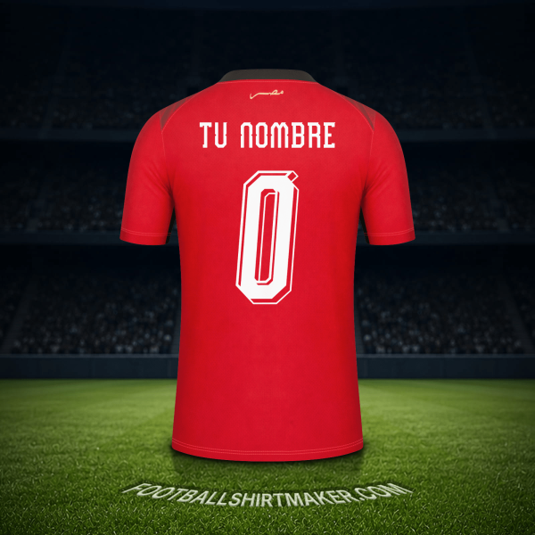 Camiseta Egipto Mundial 2026 -  tu nombre - 0
