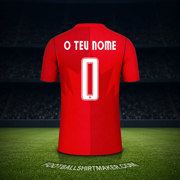 Camisola Canadá Copa do Mundo 2026 -  o teu nome - 0