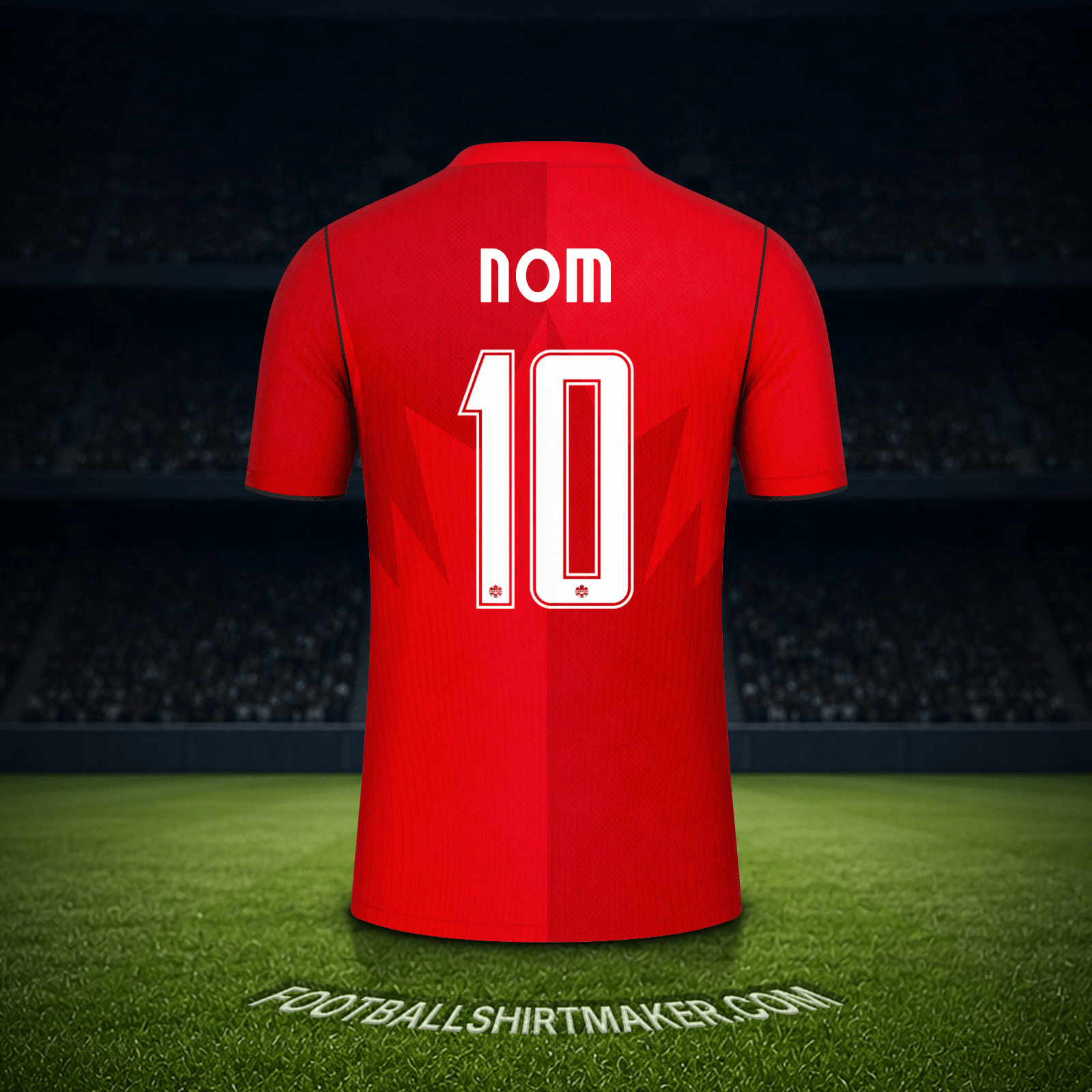 Maillot Canada Coupe du monde 2026 -  nom - 10