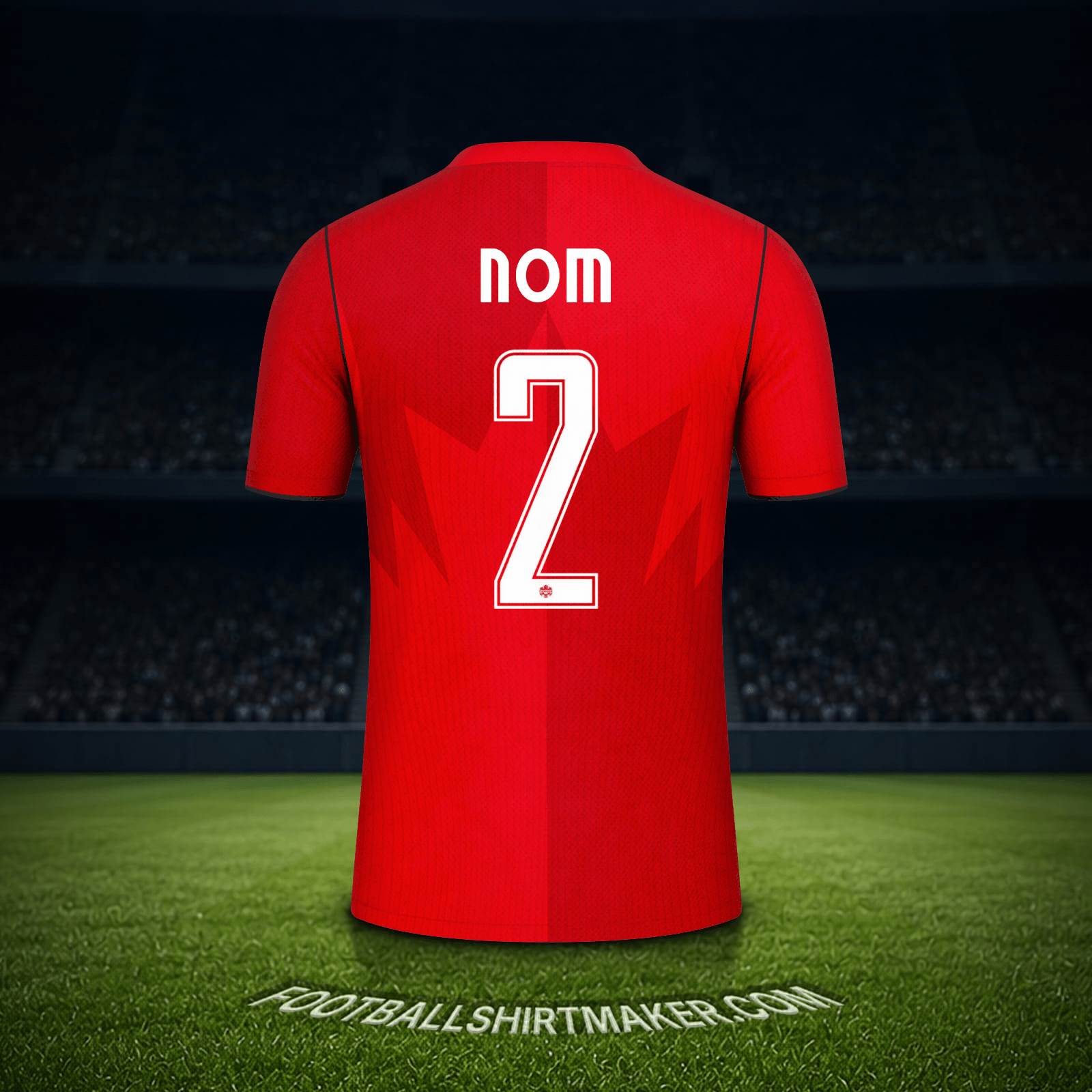 Maillot Canada Coupe du monde 2026 -  nom - 2