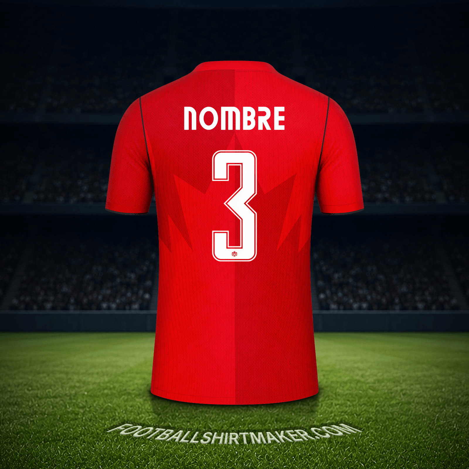 Camiseta Canada Mundial 2026 -  nombre - 3