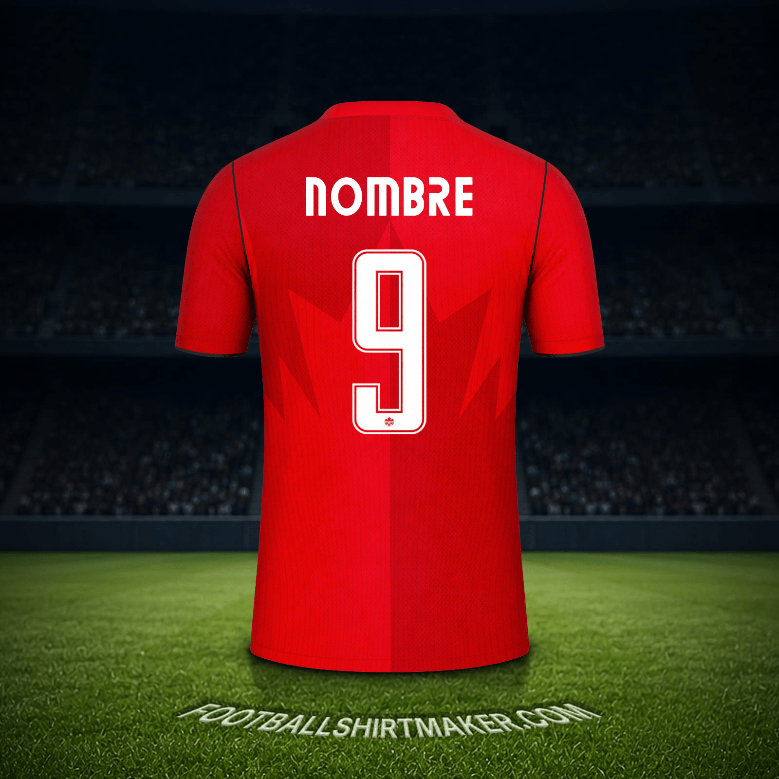 Camiseta Canada Mundial 2026 -  nombre - 9