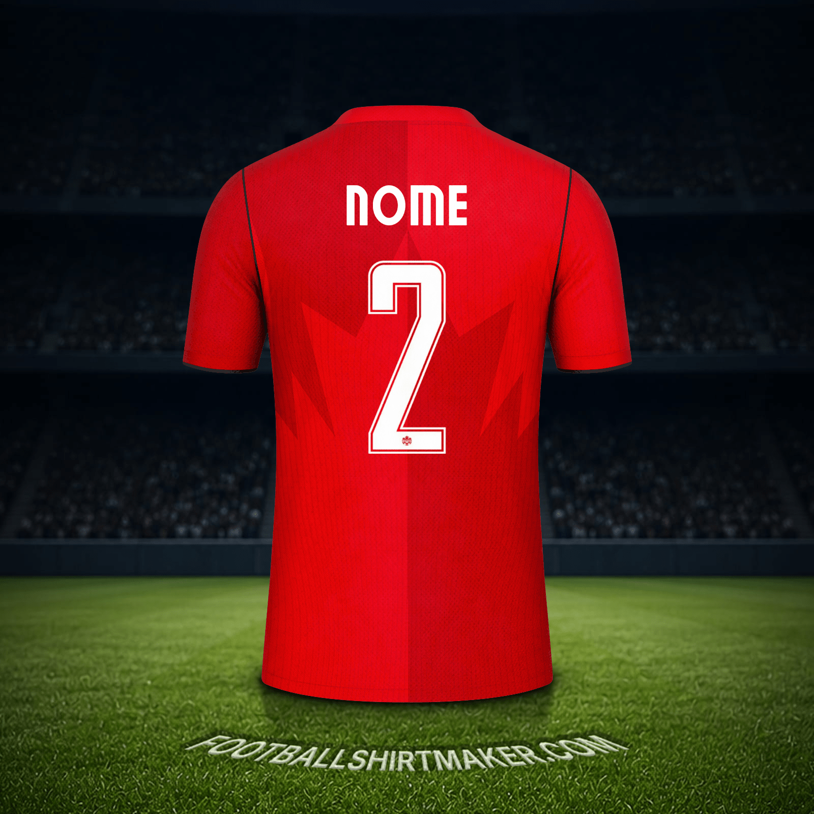 Camisa Canadá Copa do Mundo 2026 -  nome - 2