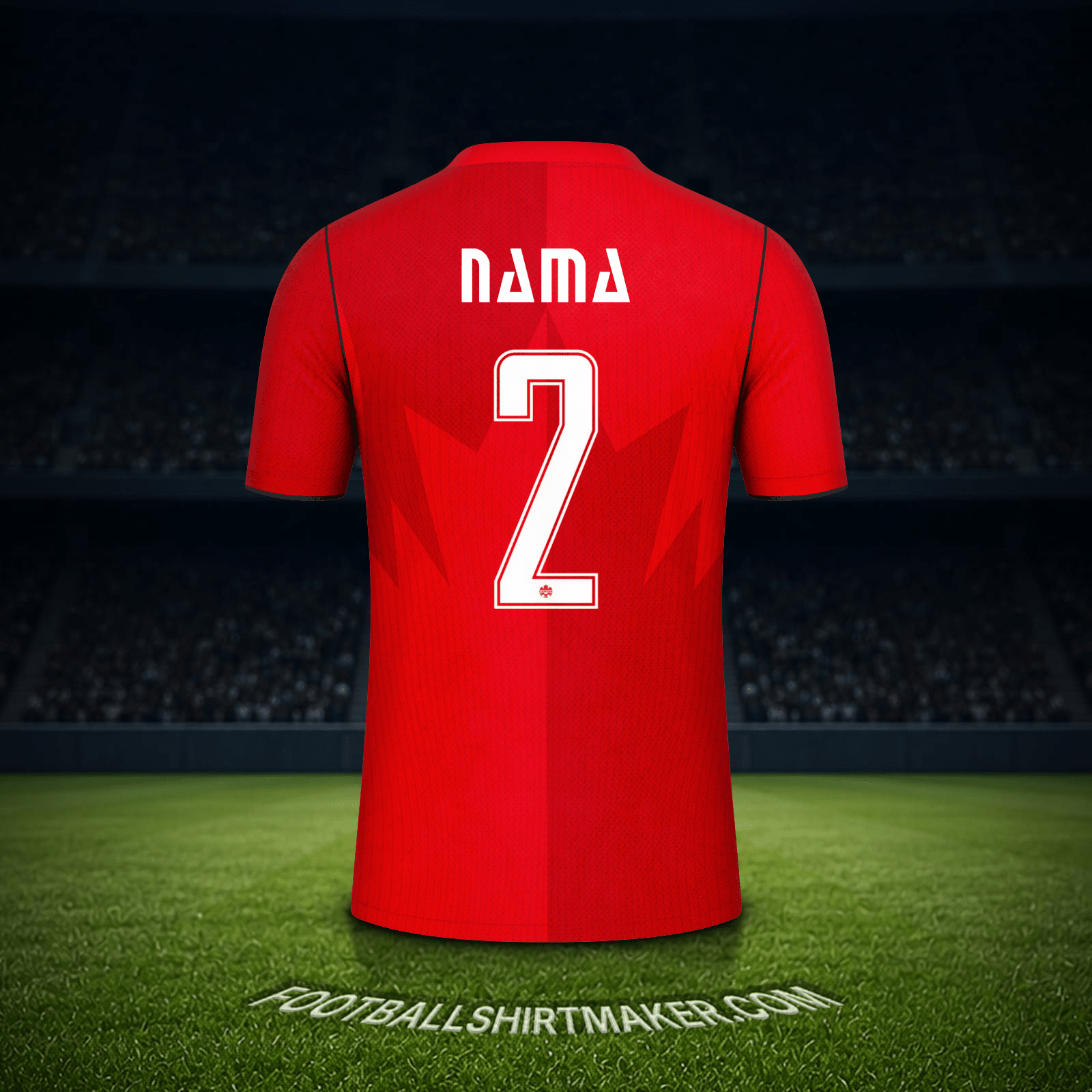 Jersey Kanada Piala Dunia 2026 -  nama - 2